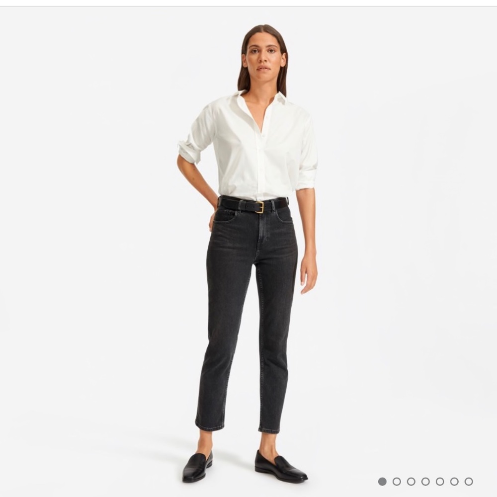 Everlane Cheeky Jean, Washed Black